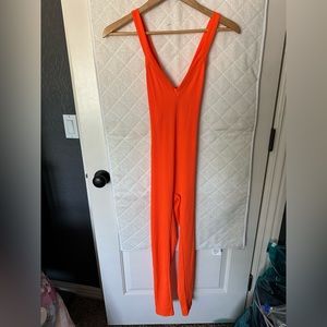 Cute orange jumpsuit